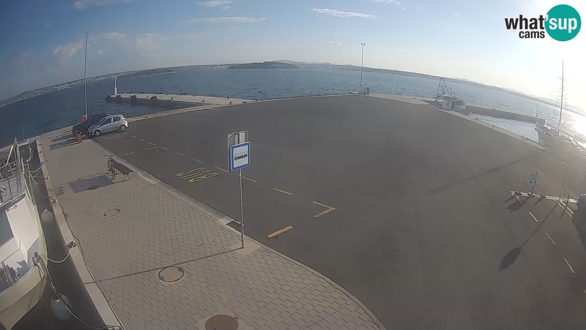 Tkon Live cam – ferry – Dalmatia – Croatia
