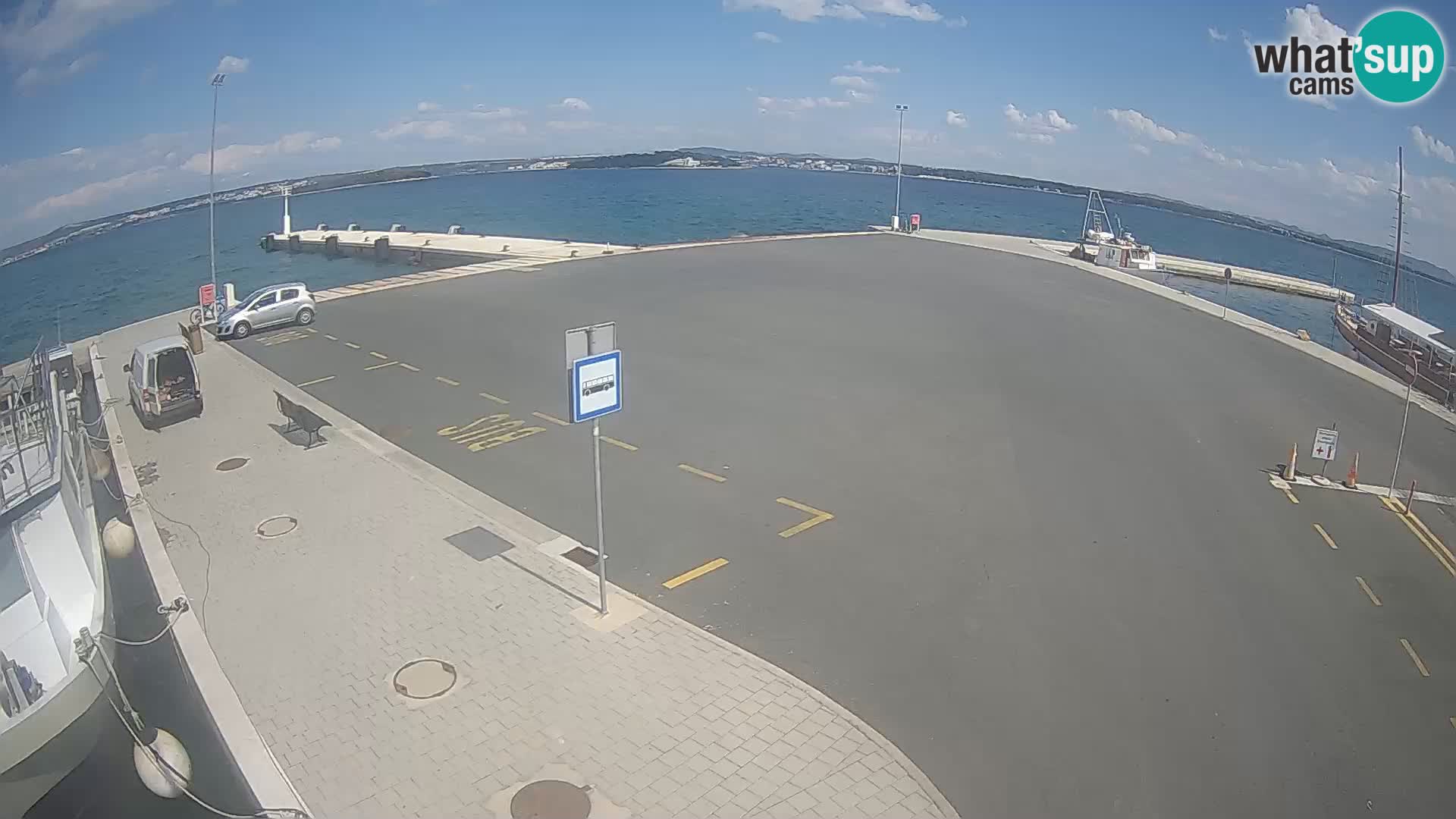 Tkon Live cam – ferry – Dalmatia – Croatia