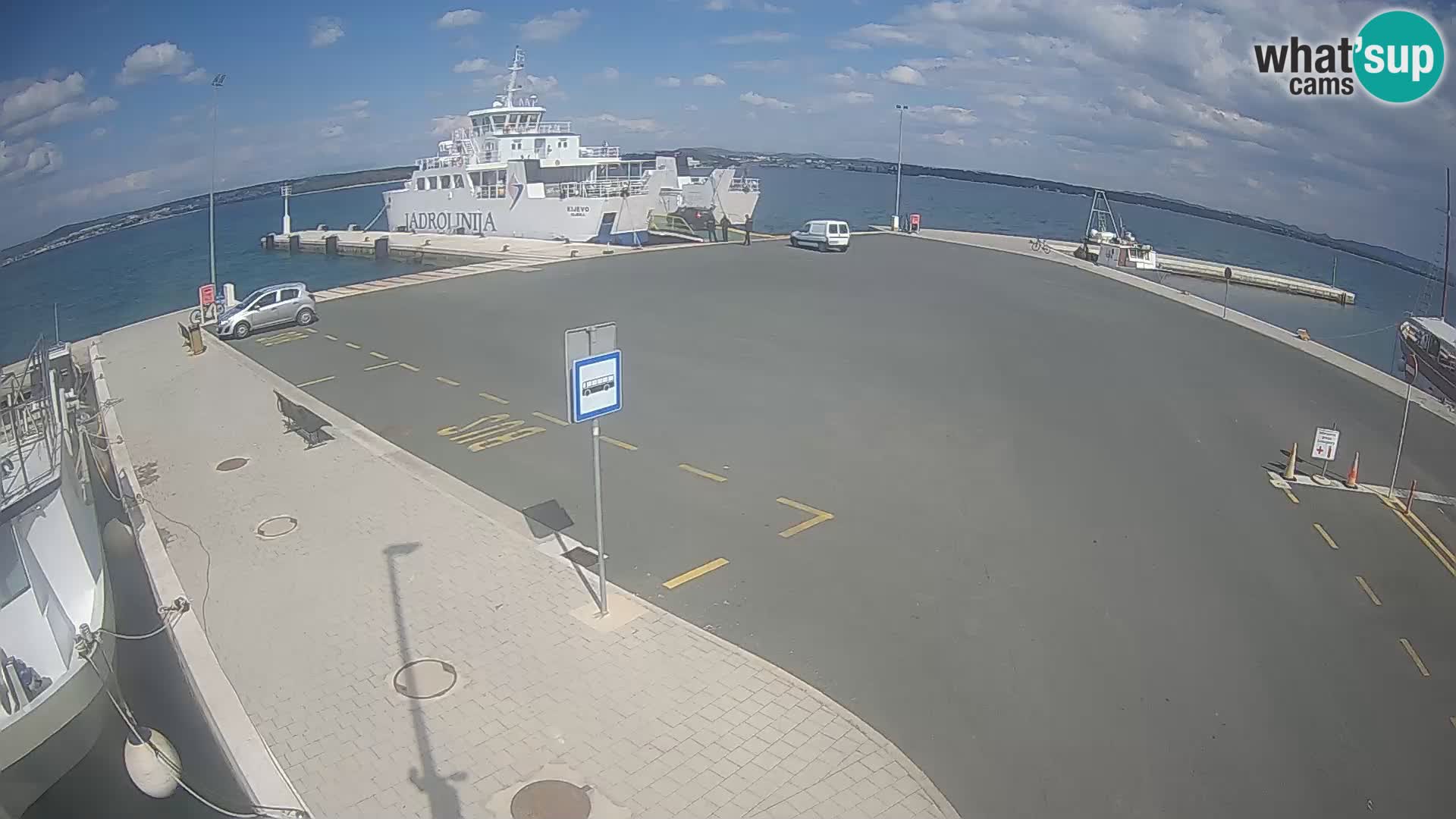 Tkon Live cam – traghetto – Dalmazia – Croazia