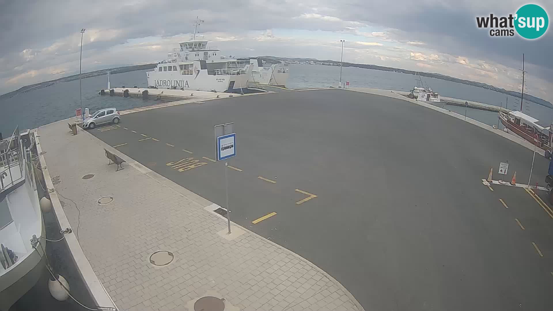 Tkon Live cam – ferry – Dalmatia – Croatia