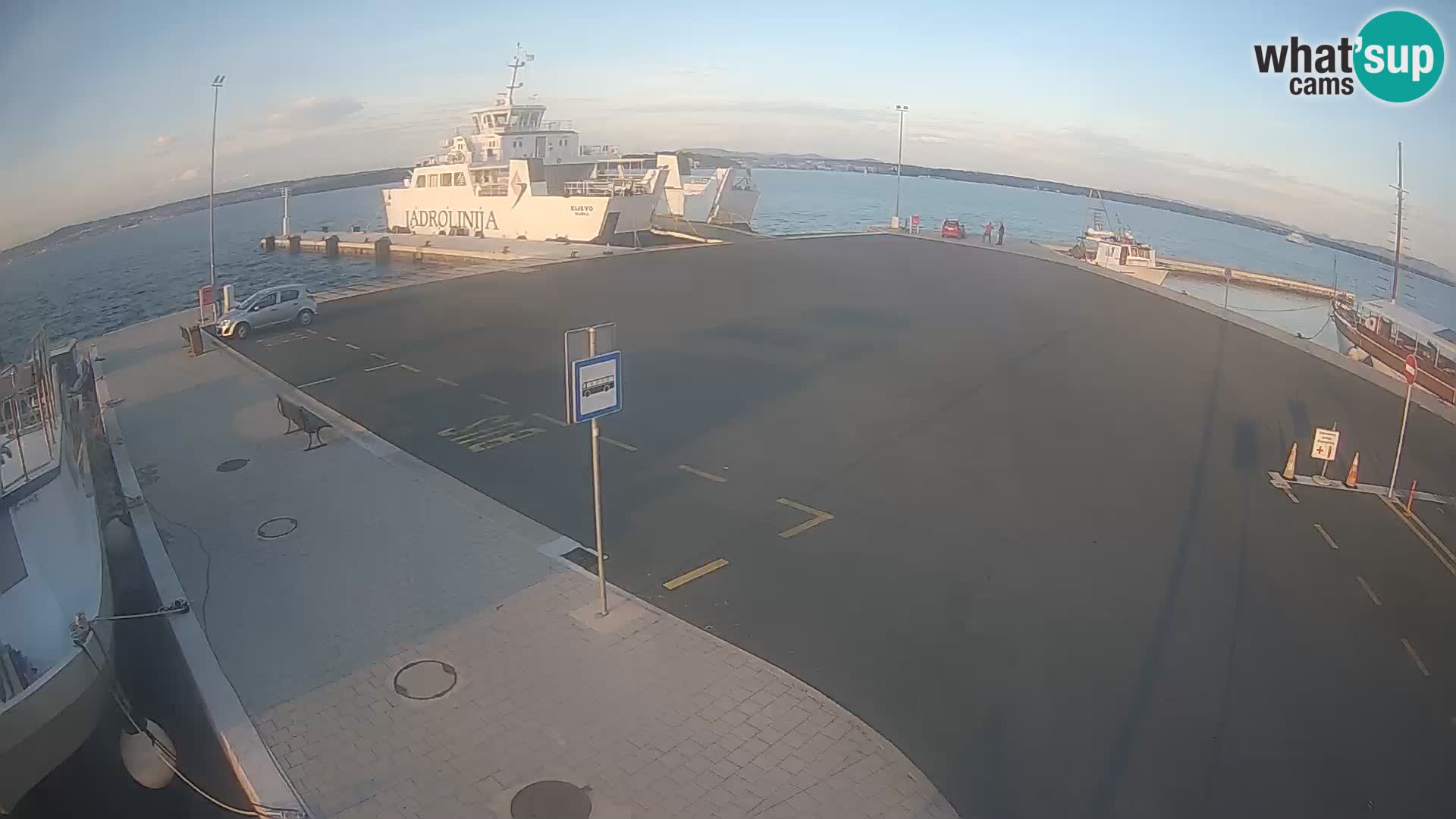 Tkon Live cam – ferry – Dalmatia – Croatia