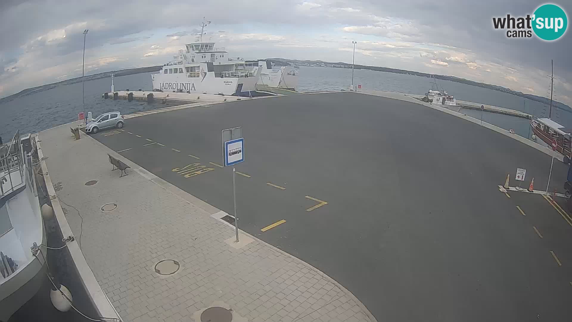 Tkon Live cam – ferry – Dalmatia – Croatia