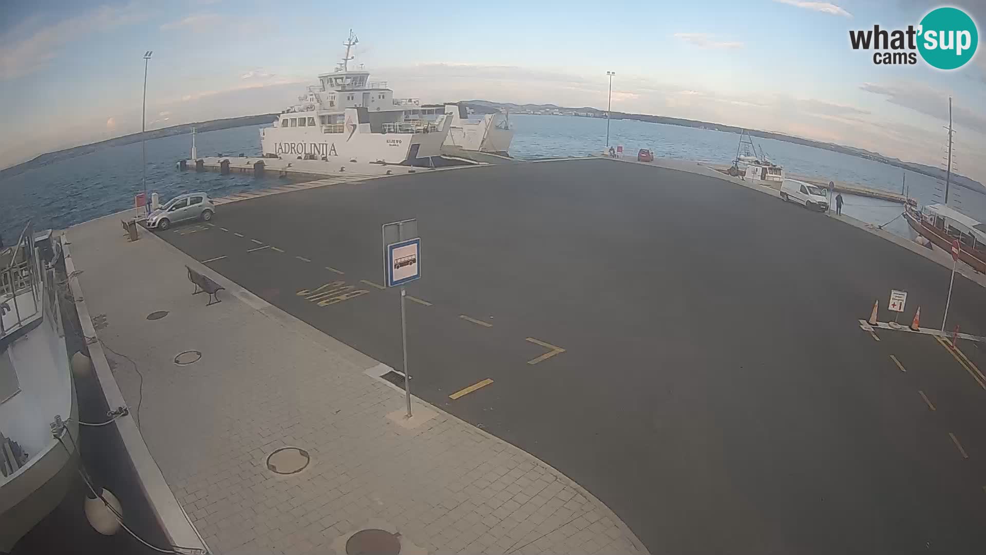 Tkon Live cam – Fähre – Dalmatien – Kroatien