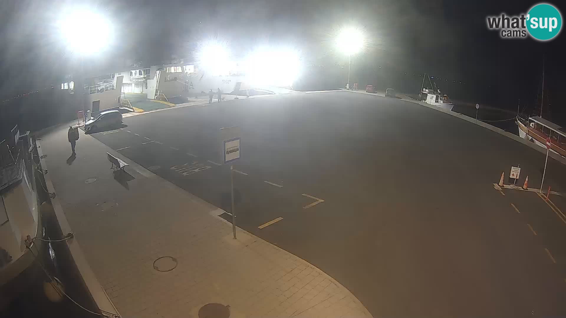 Tkon Live cam – ferry – Dalmatie – Croatie