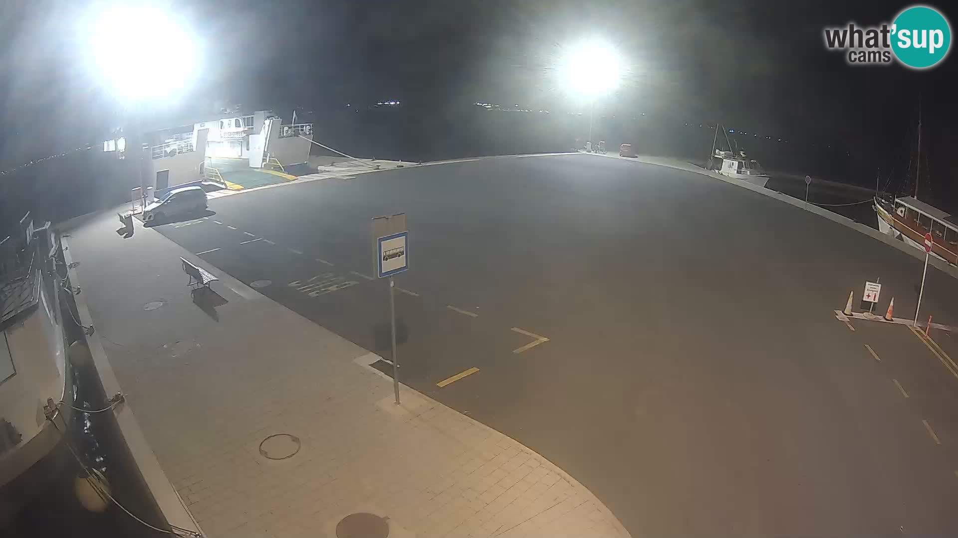 Tkon Live cam – ferry – Dalmatie – Croatie