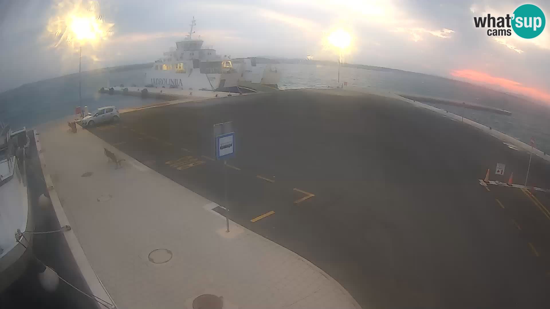 Tkon Live cam – traghetto – Dalmazia – Croazia