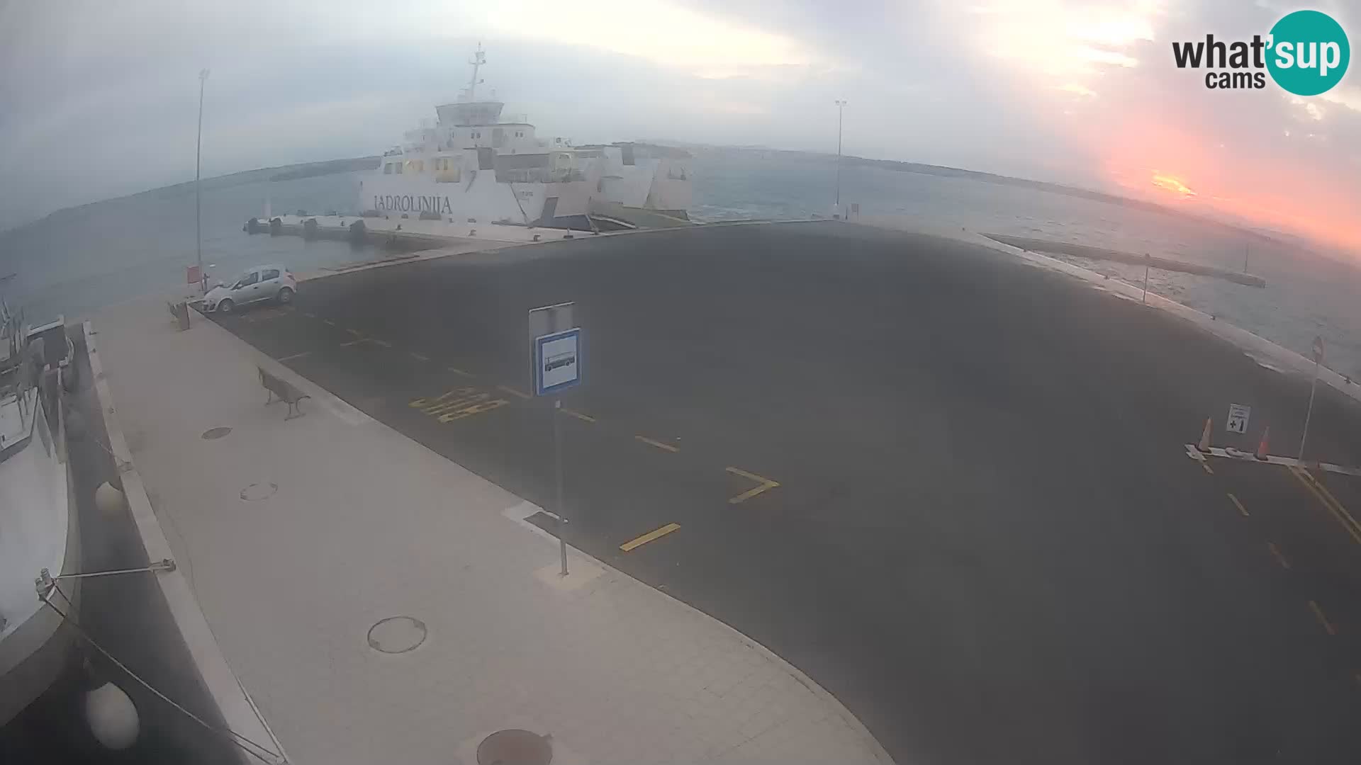 Tkon camera en vivo – Transportar – Dalmacia – Croacia