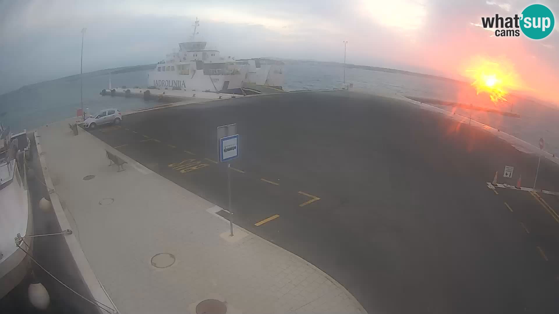 Tkon Live cam – ferry – Dalmatia – Croatia