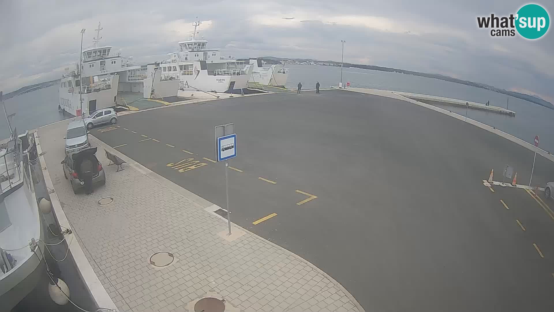 Tkon Live cam – ferry – Dalmatie – Croatie