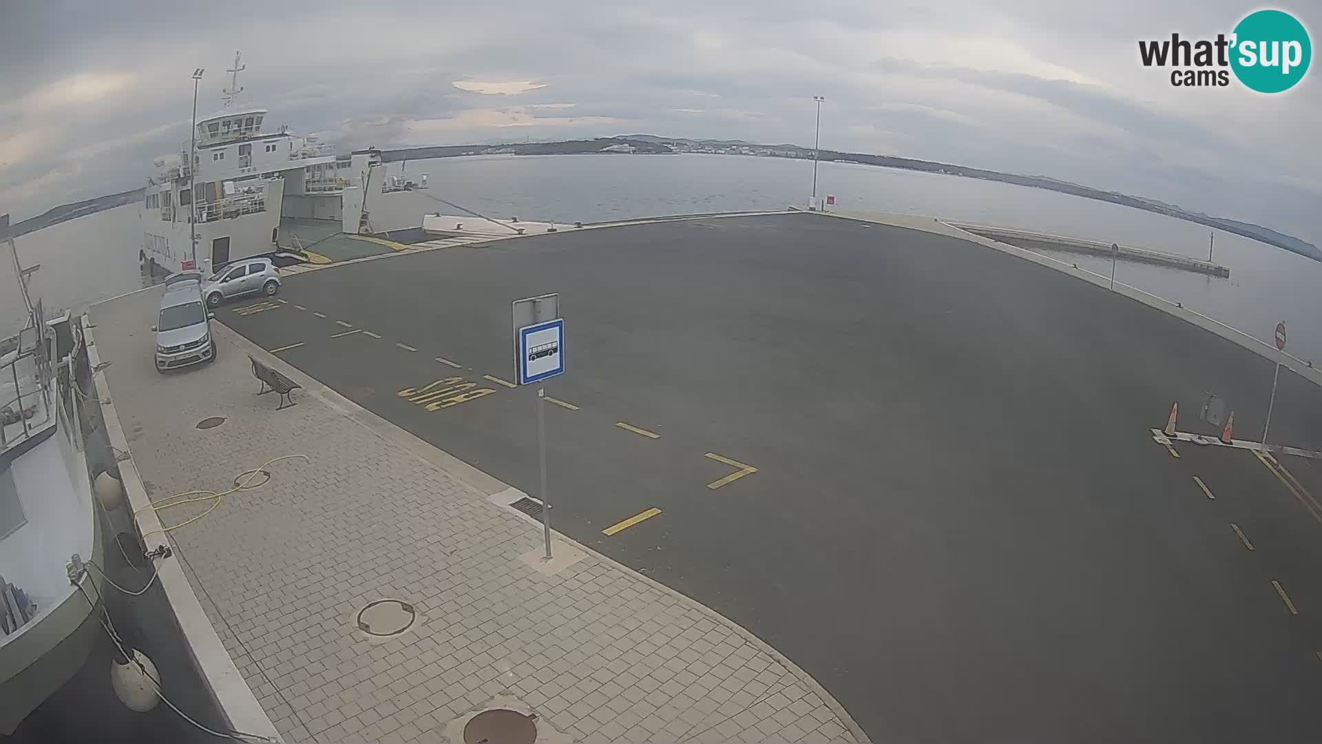 Tkon Live cam – ferry – Dalmatie – Croatie