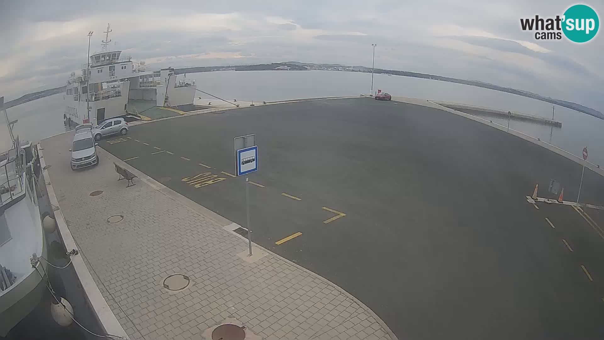 Tkon Live cam – ferry – Dalmatie – Croatie