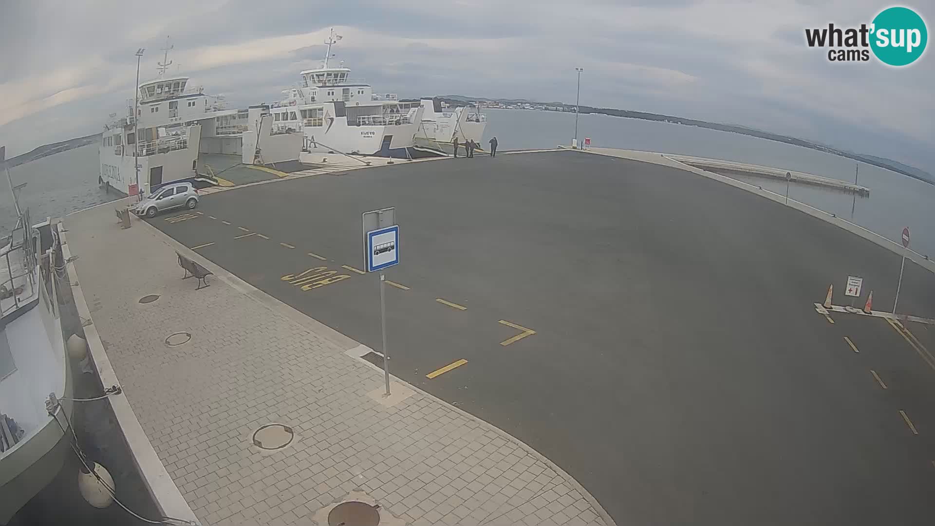 Tkon Live cam – ferry – Dalmatia – Croatia