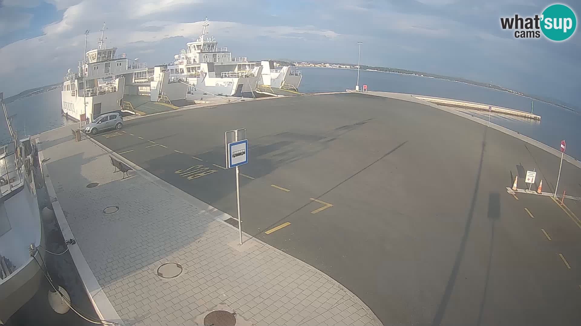 Tkon Live cam – ferry – Dalmatia – Croatia