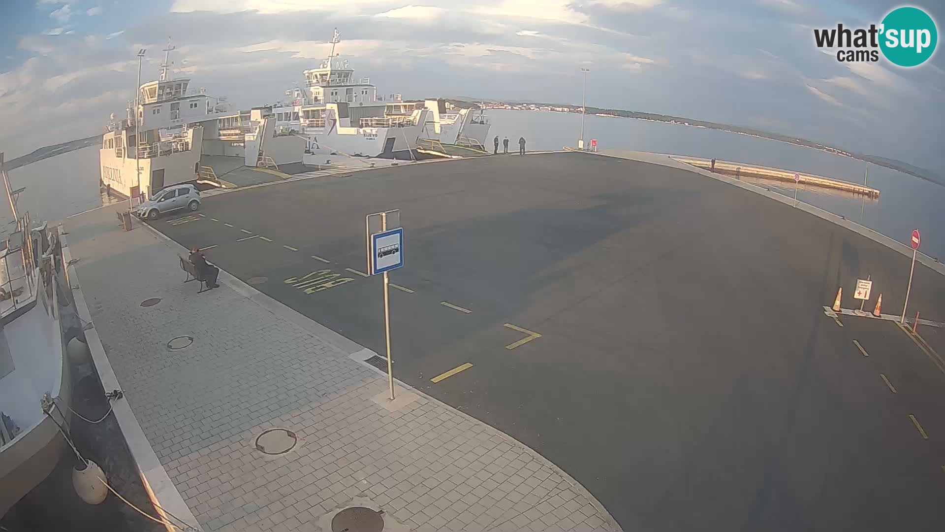 Tkon Live cam – Fähre – Dalmatien – Kroatien