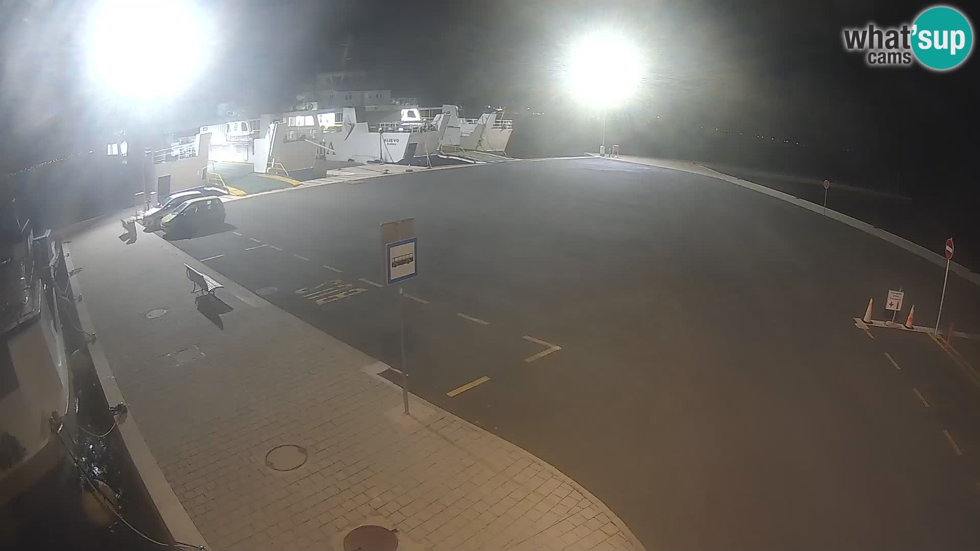 Tkon Live cam – ferry – Dalmatie – Croatie