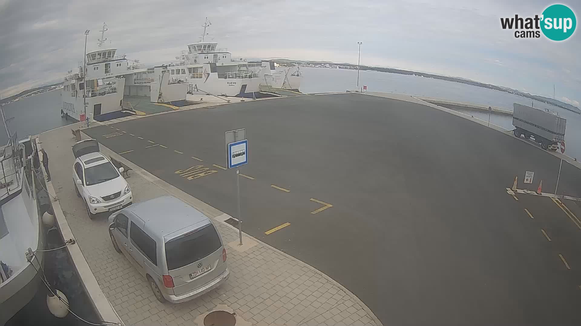 Tkon Live cam – ferry – Dalmatia – Croatia