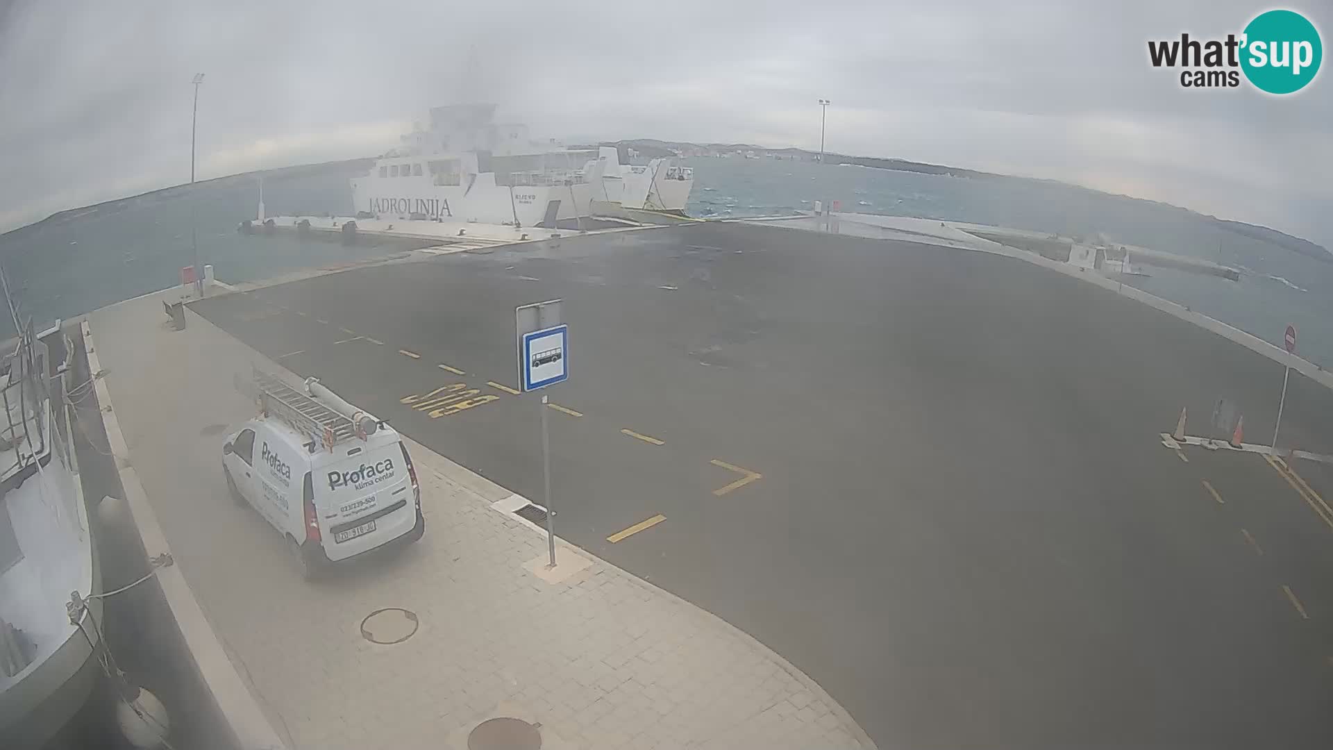 Tkon Live cam – ferry – Dalmatia – Croatia