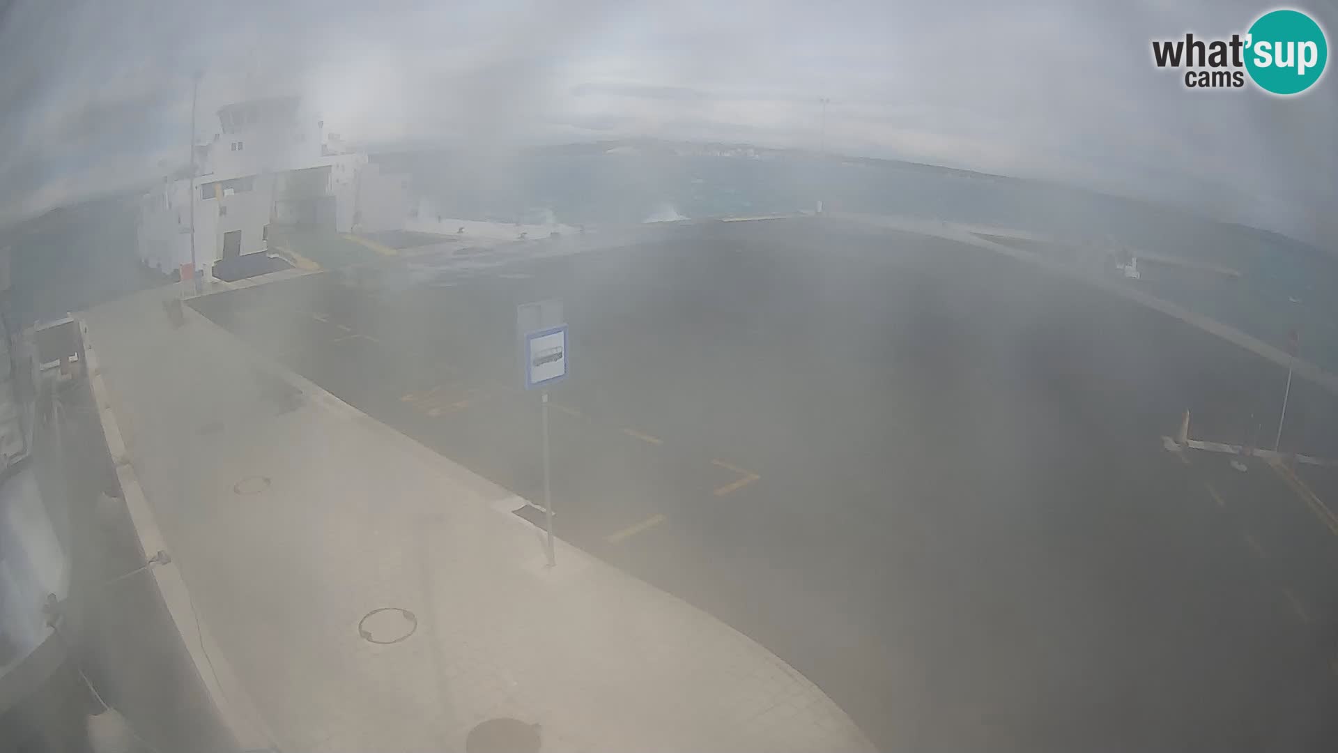 Tkon Live cam – ferry – Dalmatie – Croatie