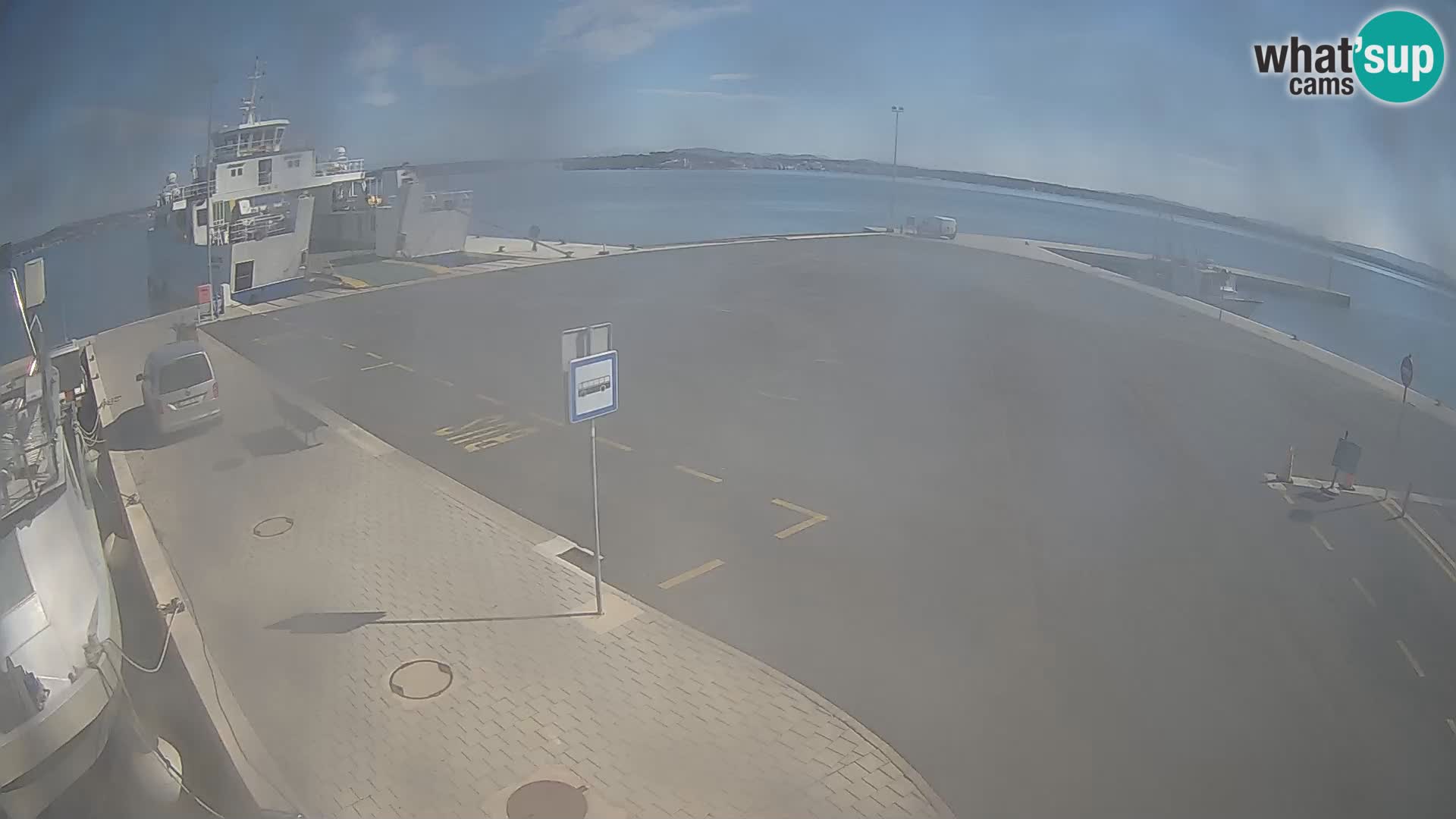 Tkon Live cam – ferry – Dalmatie – Croatie