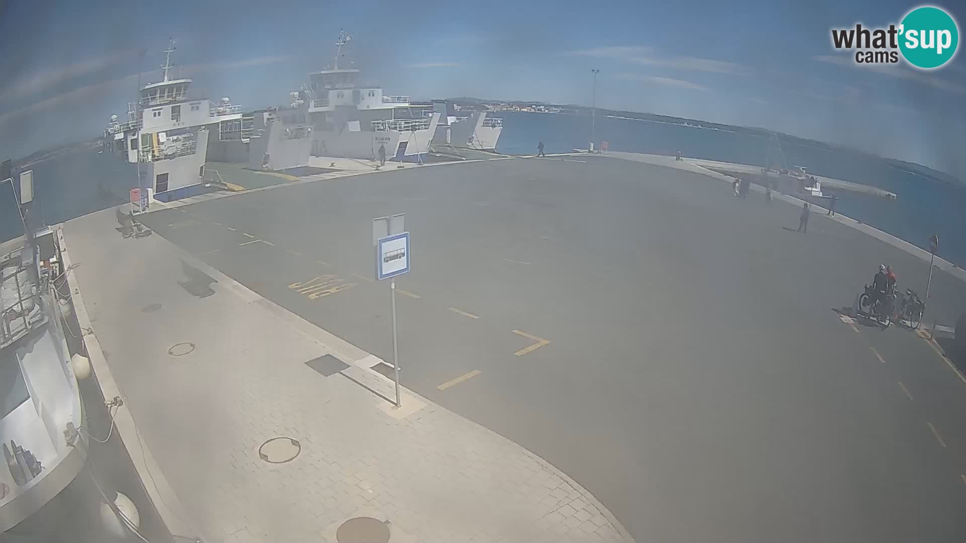 Tkon Live cam – ferry – Dalmatia – Croatia