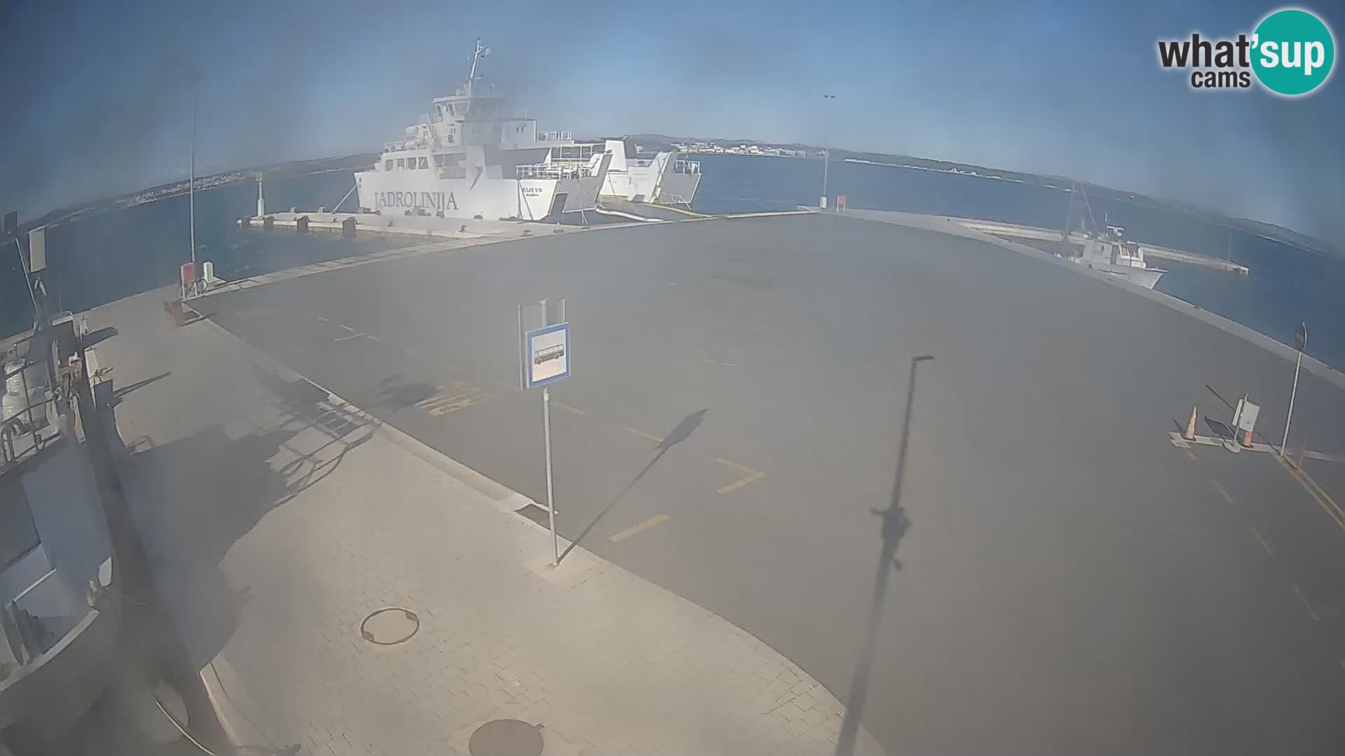 Tkon Live cam – ferry – Dalmatie – Croatie