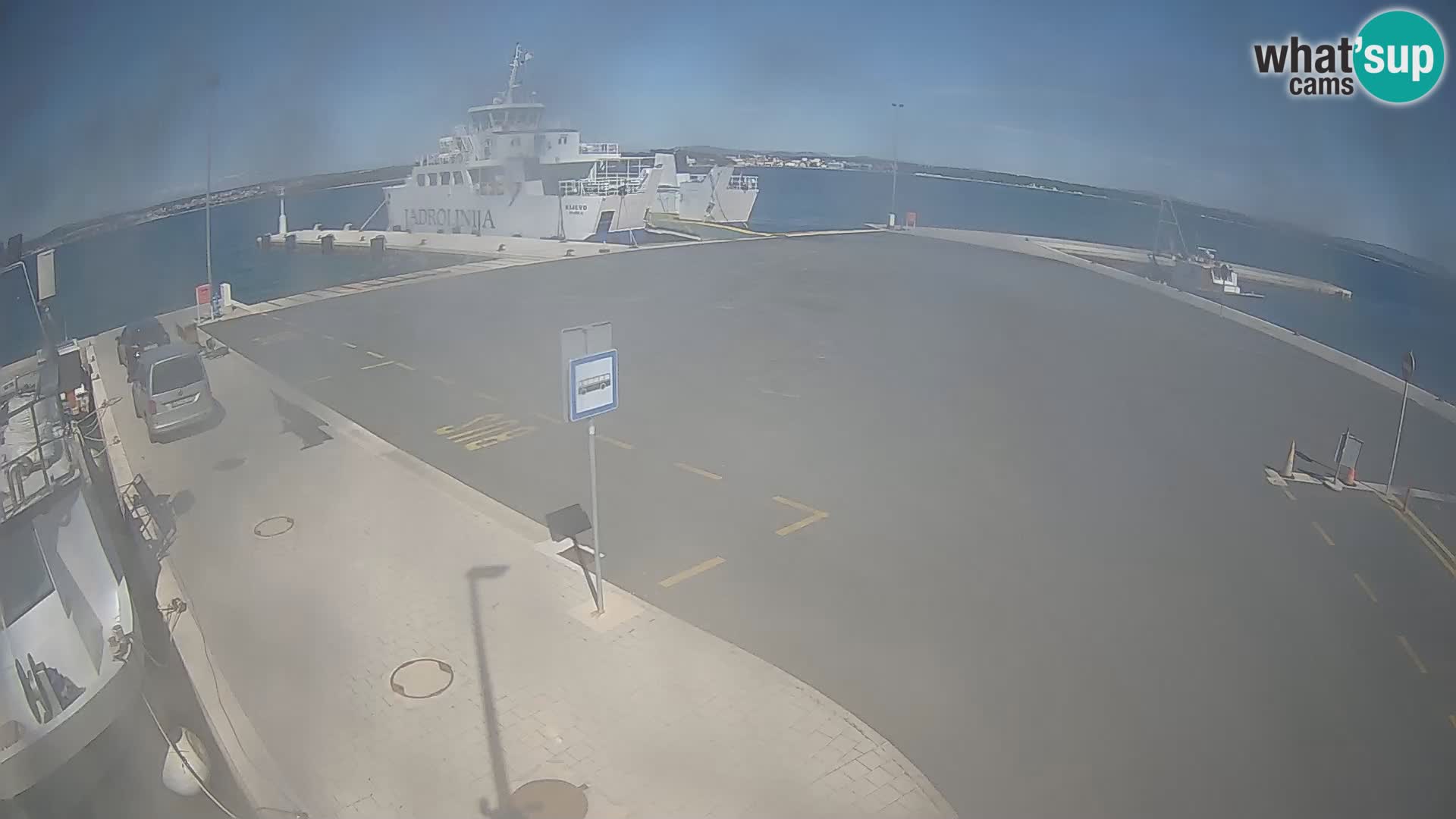 Tkon Live cam – ferry – Dalmatia – Croatia