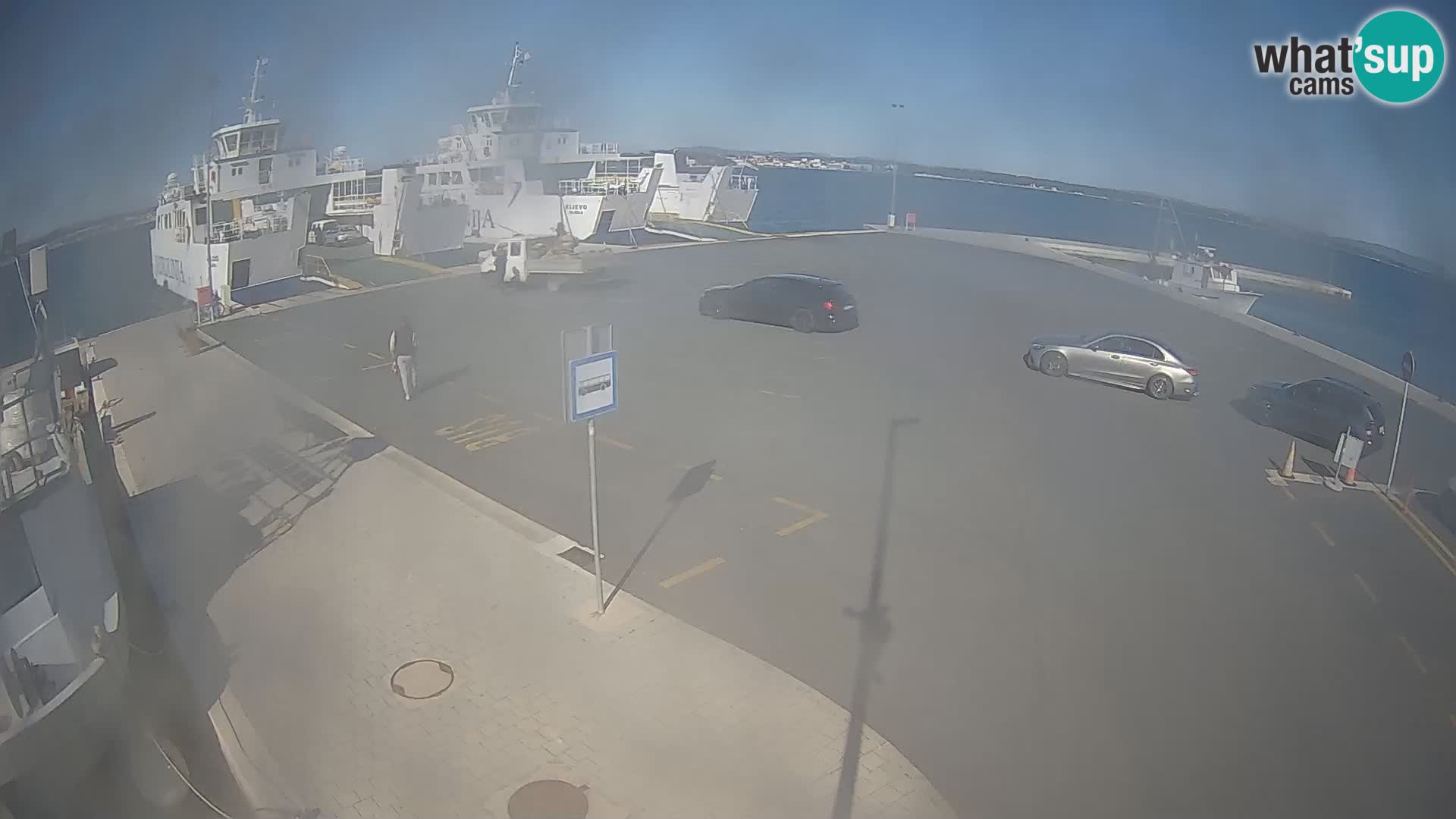 Tkon Live cam – ferry – Dalmatia – Croatia