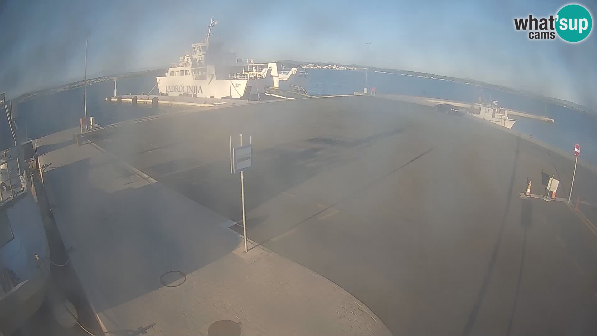 Tkon Live cam – ferry – Dalmatie – Croatie