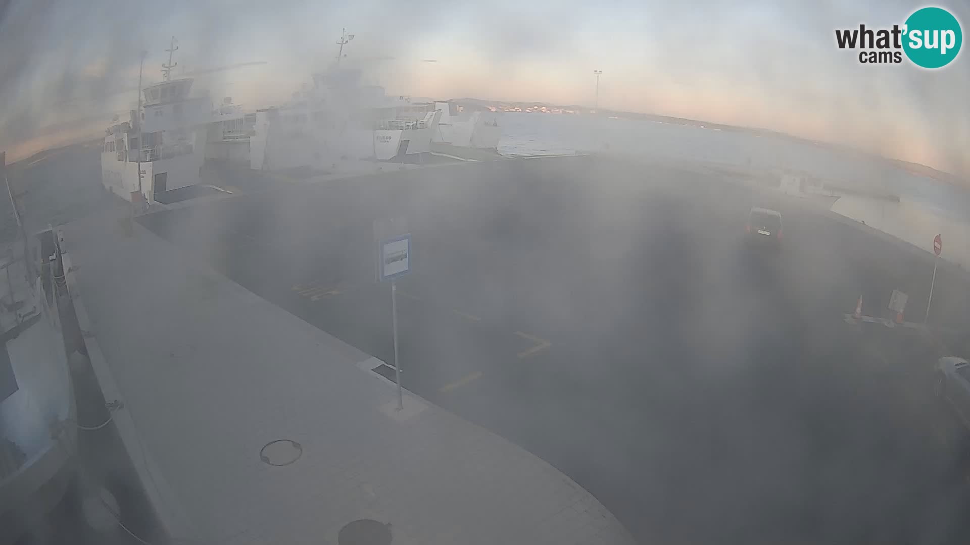 Tkon Live cam – ferry – Dalmatie – Croatie