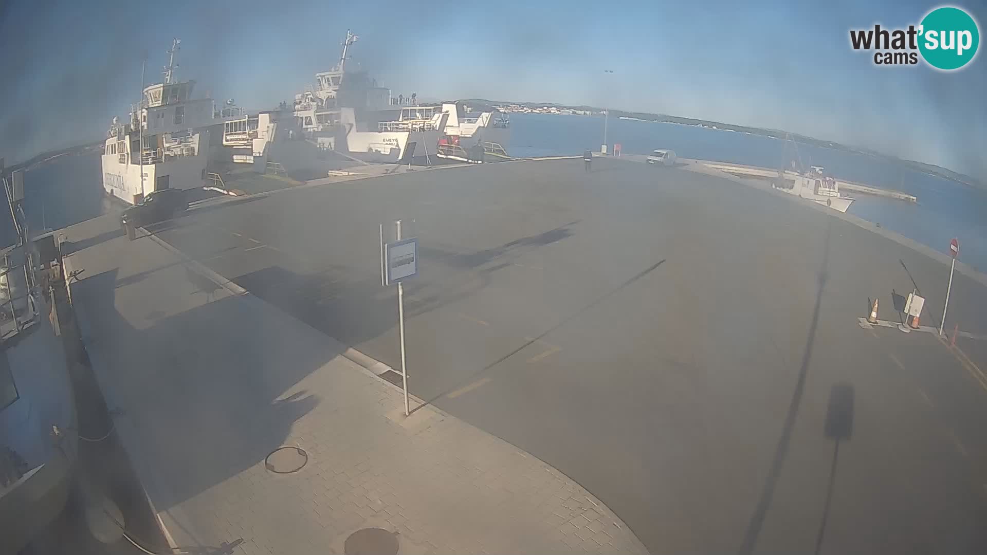 Tkon Live cam – ferry – Dalmatia – Croatia