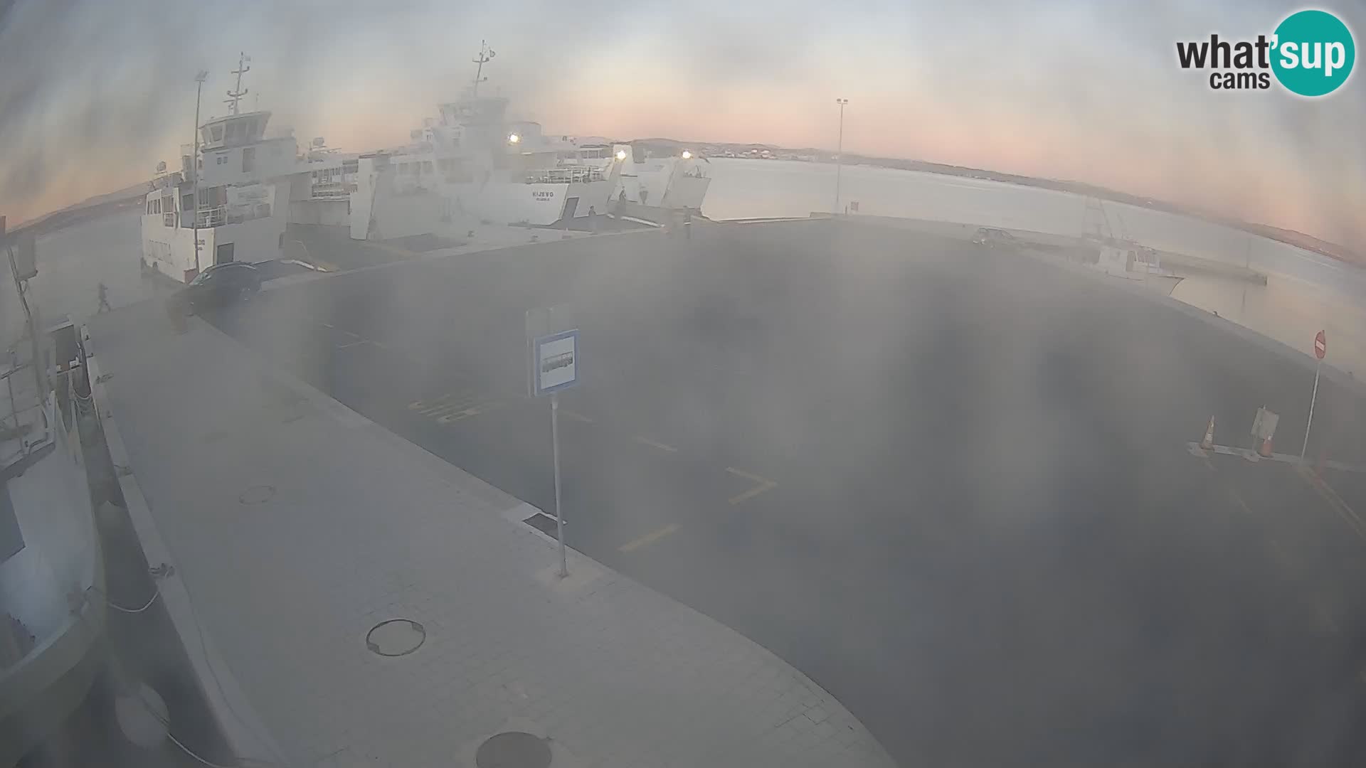 Tkon v živo – trajekt – Dalmacija – Hrvaška