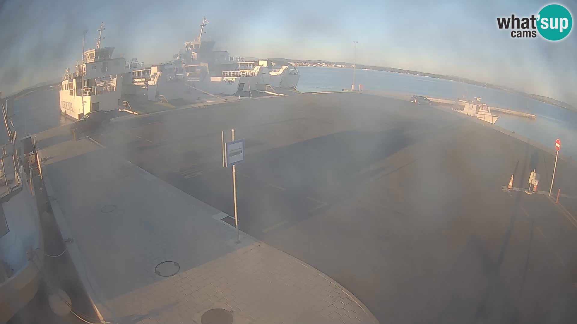 Tkon v živo – trajekt – Dalmacija – Hrvaška