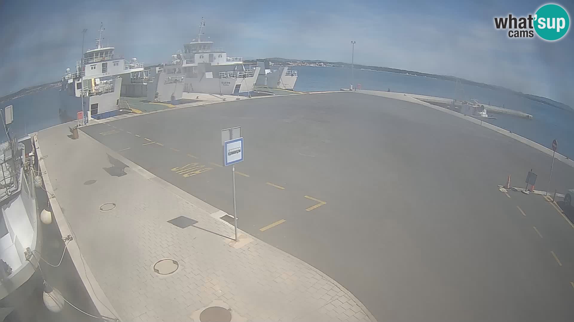 Tkon Live cam – ferry – Dalmatia – Croatia