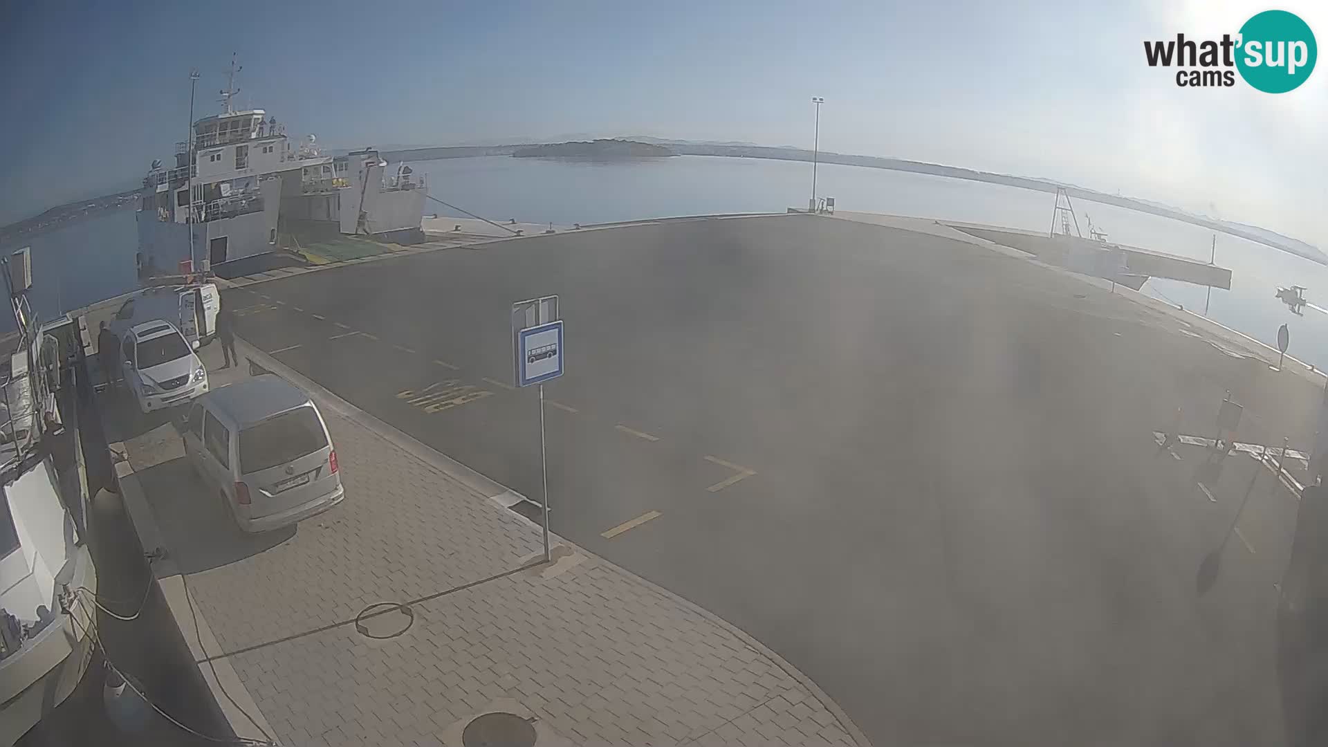 Tkon Live cam – ferry – Dalmatia – Croatia