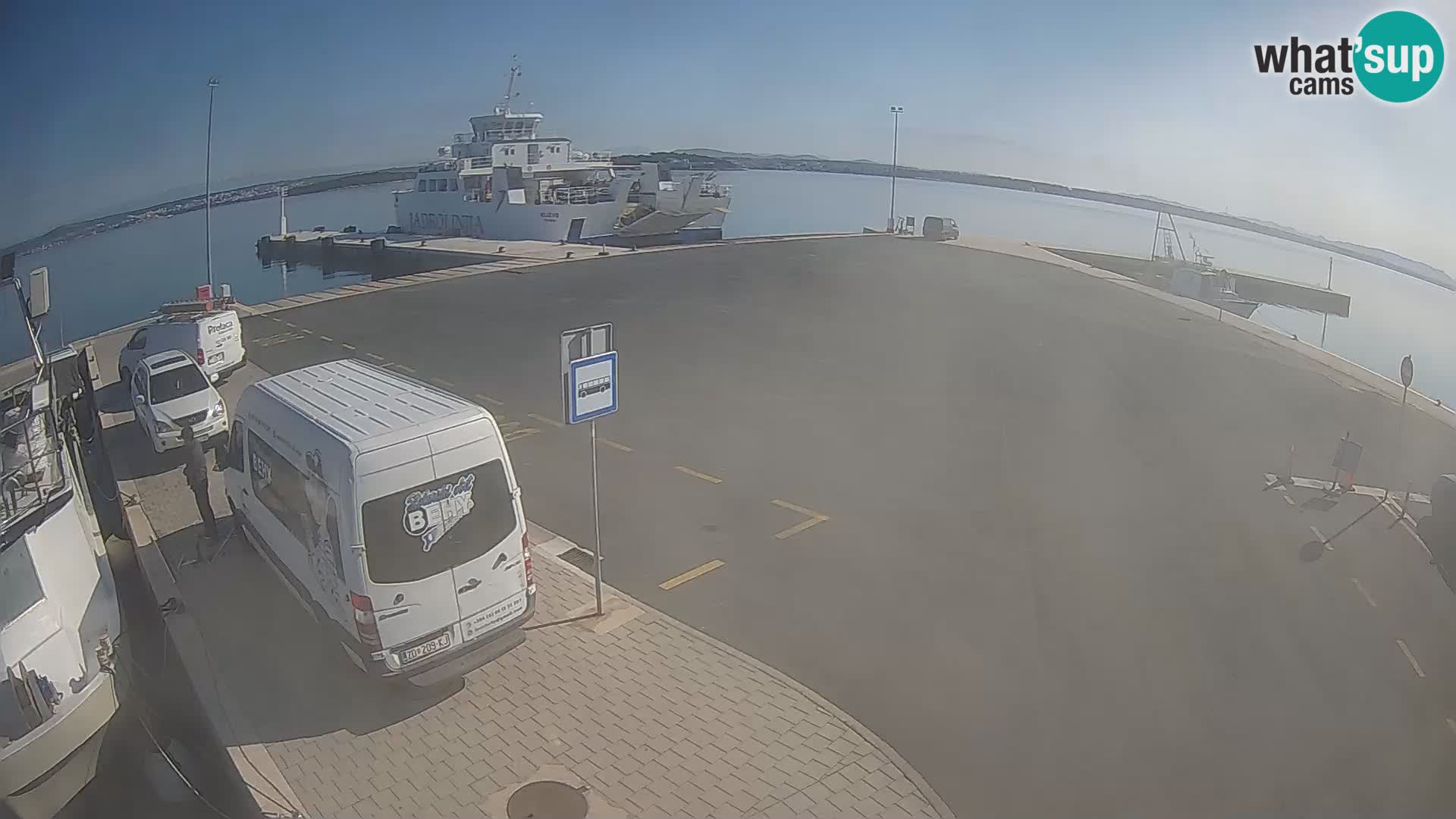 Tkon Live cam – ferry – Dalmatie – Croatie