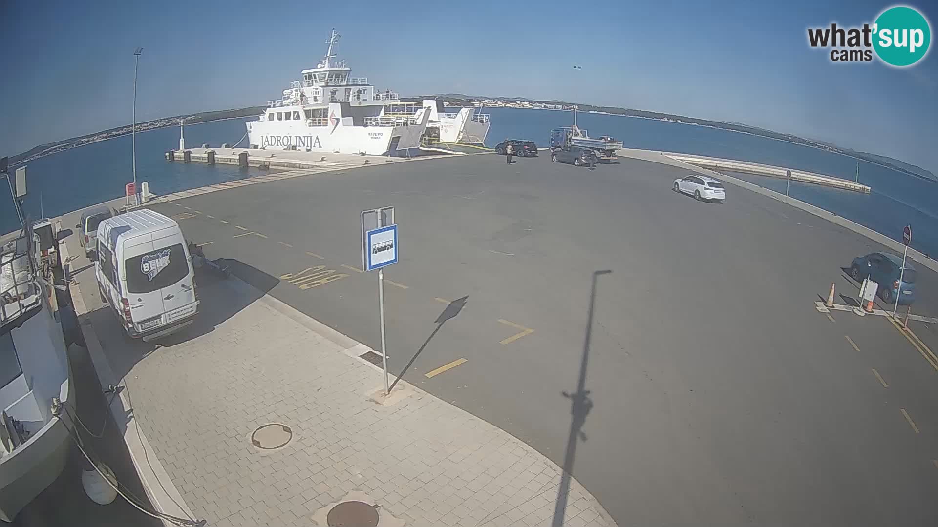 Tkon Live cam – traghetto – Dalmazia – Croazia