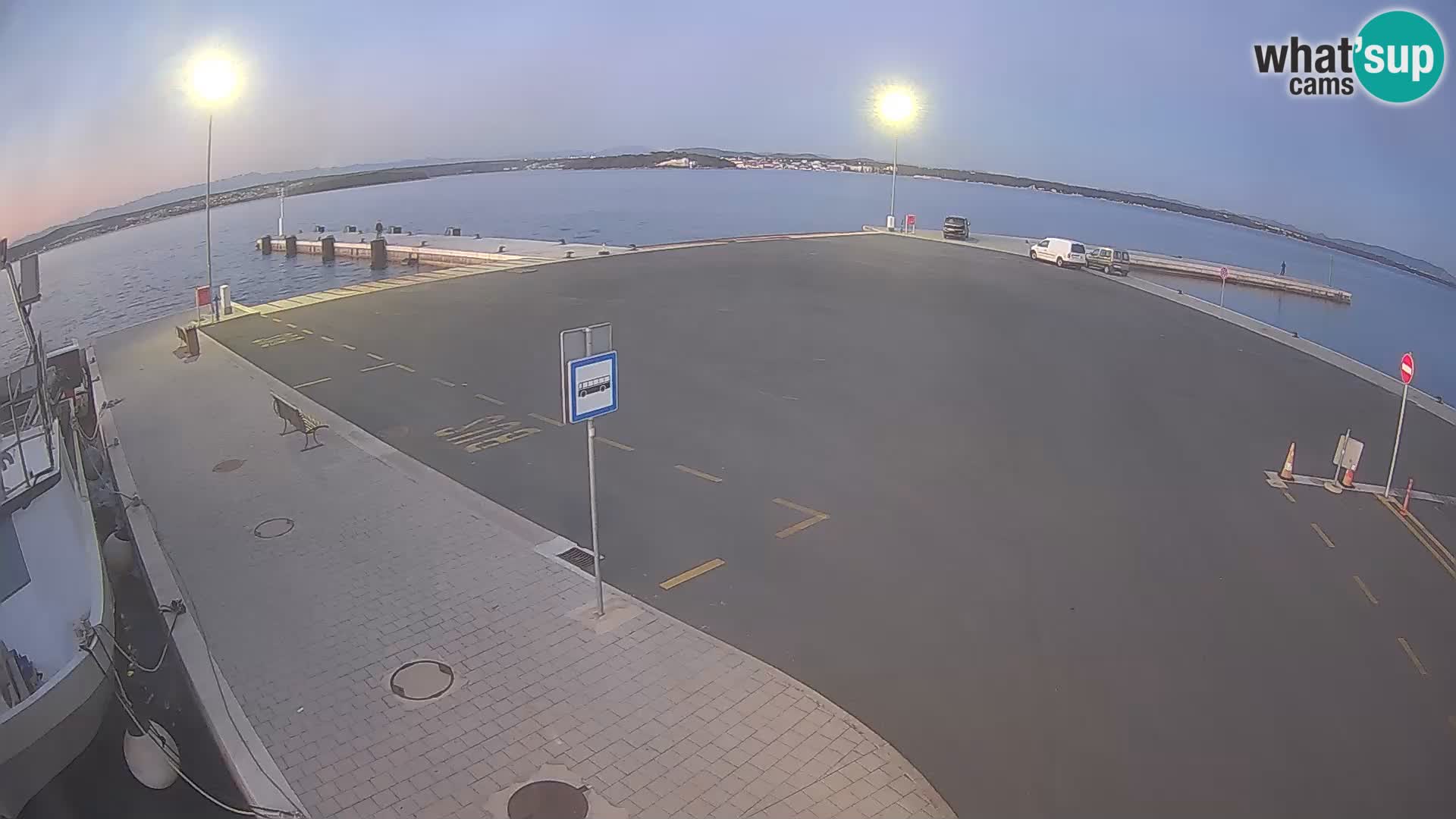 Tkon Live cam – ferry – Dalmatie – Croatie