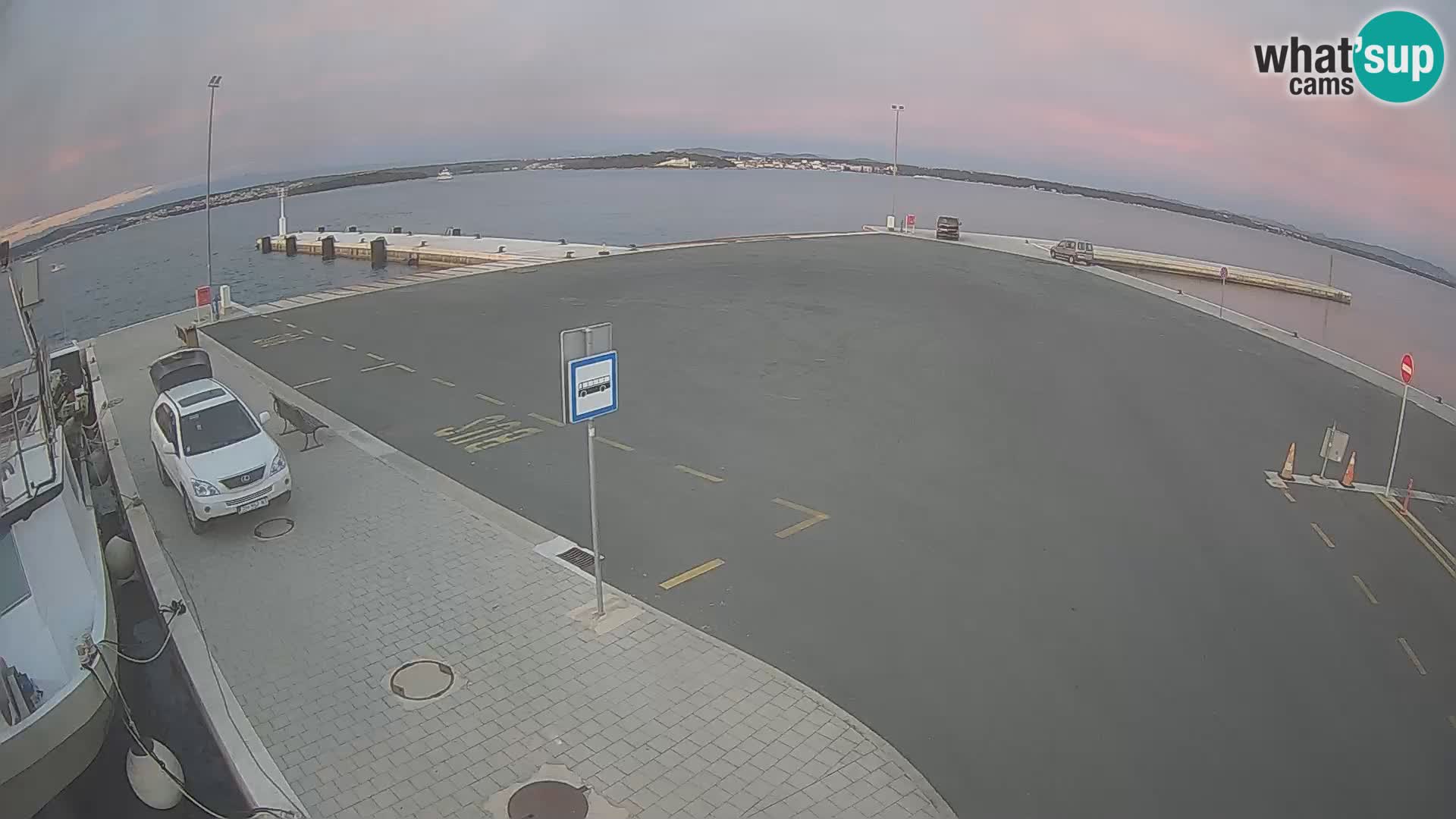 Tkon Live cam – ferry – Dalmatie – Croatie