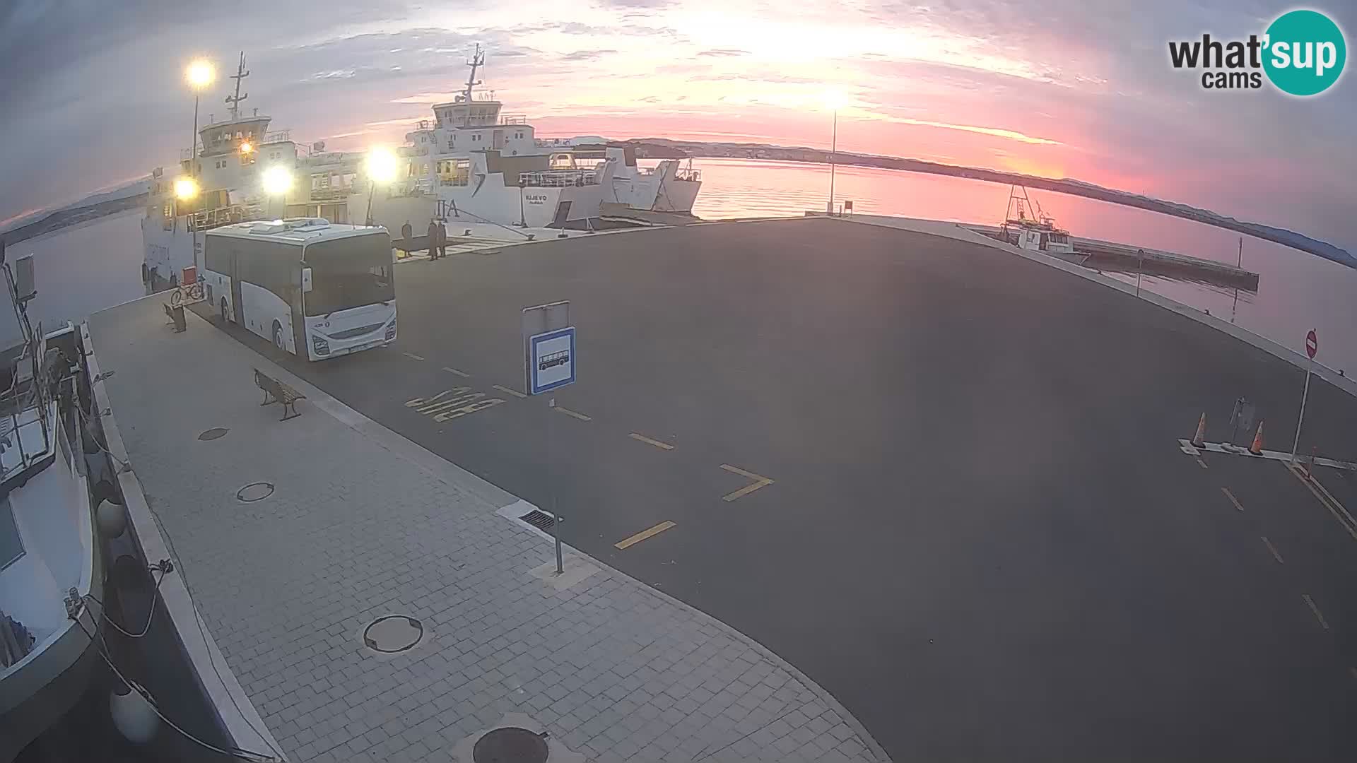 Tkon Live cam – ferry – Dalmatia – Croatia