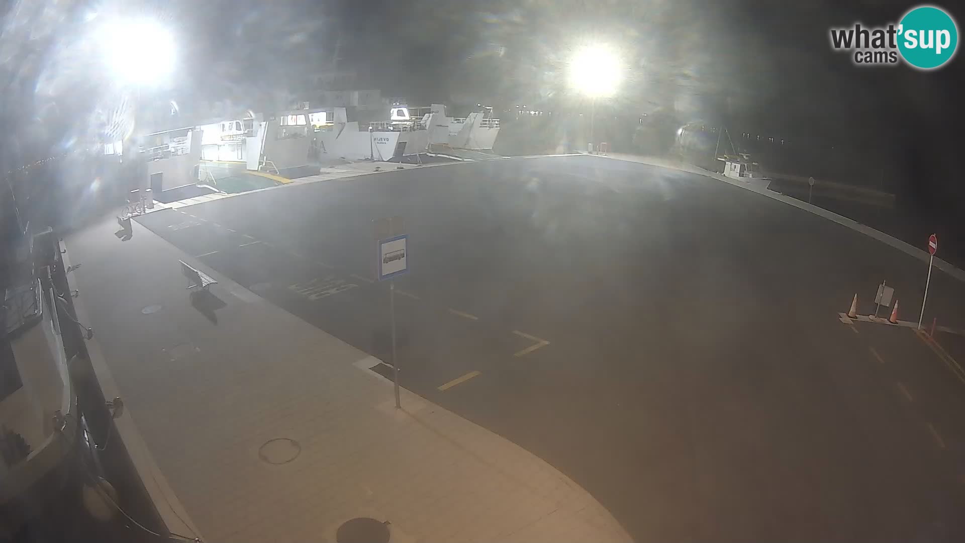 Tkon Live cam – ferry – Dalmatie – Croatie