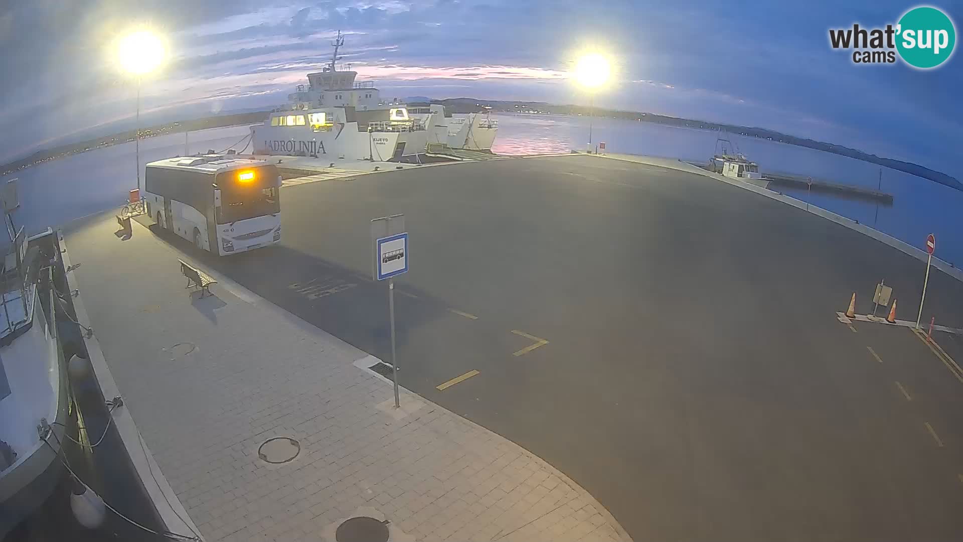 Tkon Live cam – traghetto – Dalmazia – Croazia