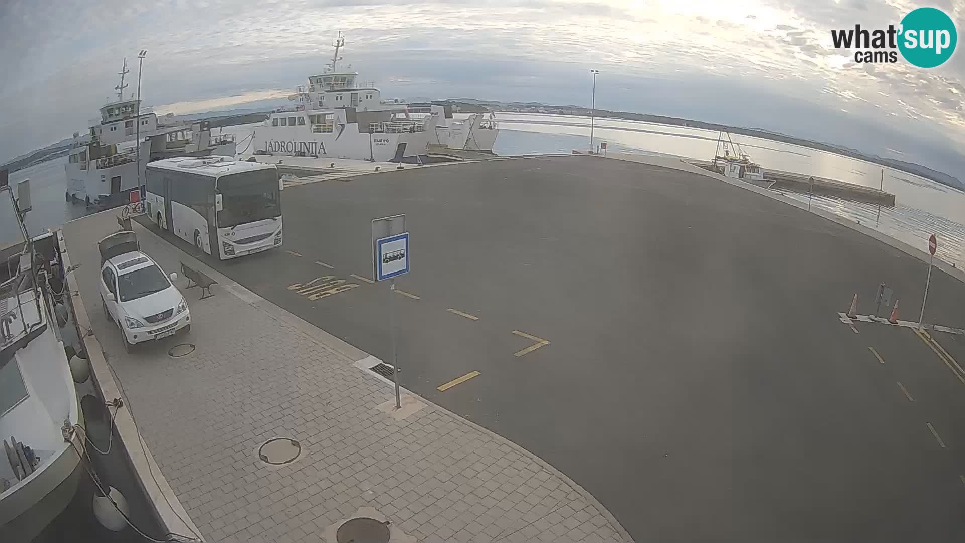 Tkon Live cam – ferry – Dalmatia – Croatia