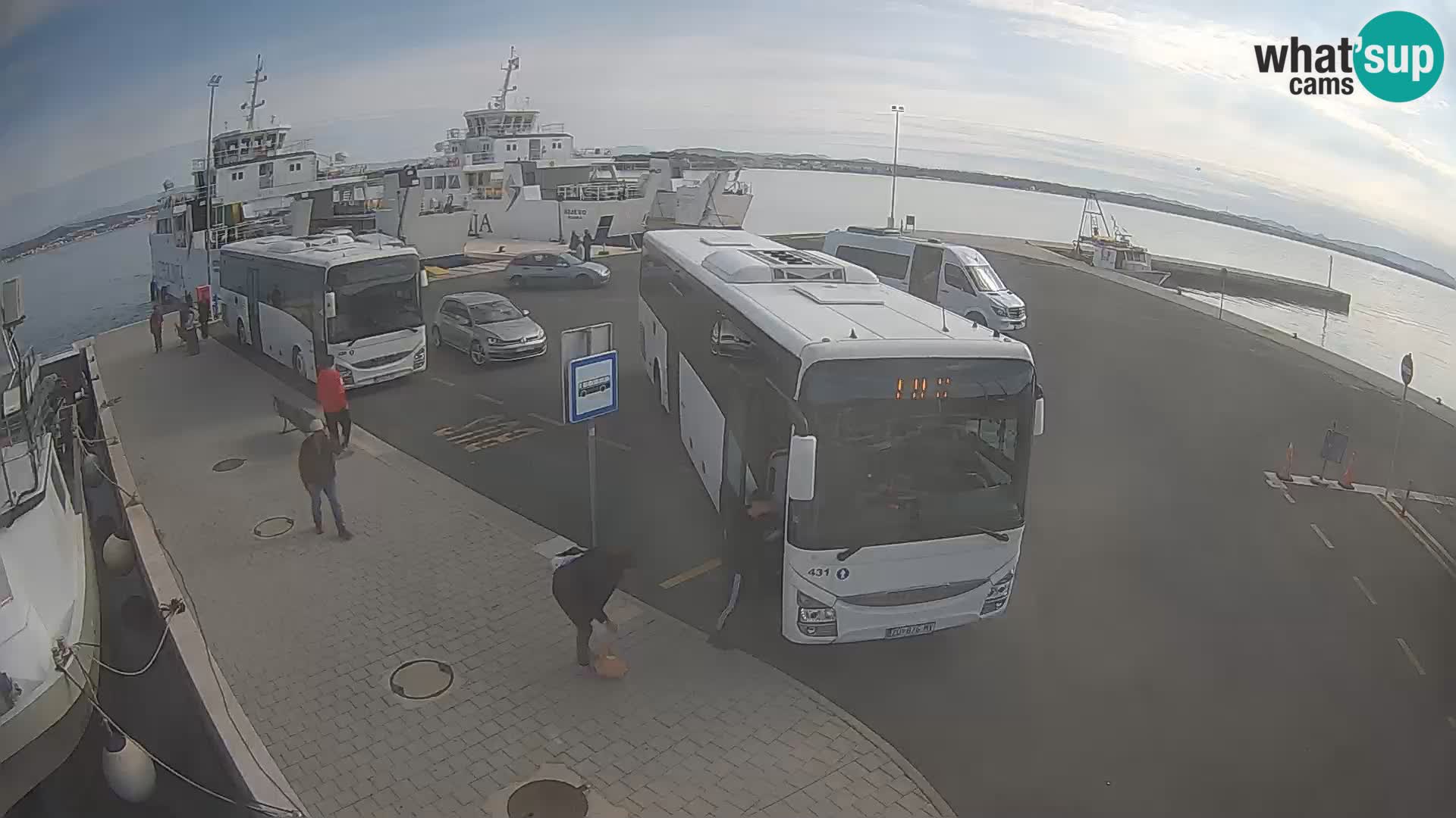 Tkon camera en vivo – Transportar – Dalmacia – Croacia