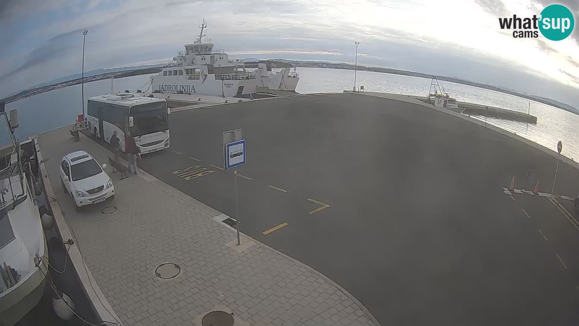 Tkon Live cam – ferry – Dalmatia – Croatia