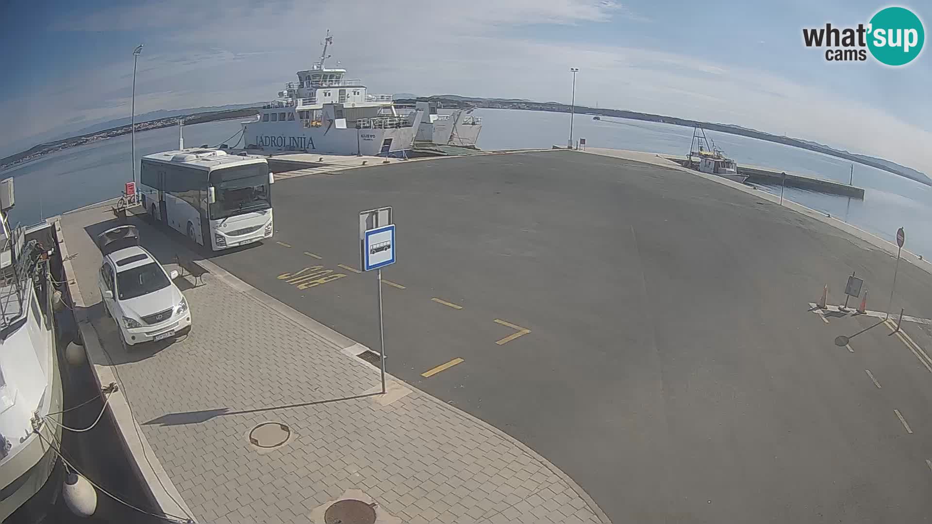 Tkon camera en vivo – Transportar – Dalmacia – Croacia