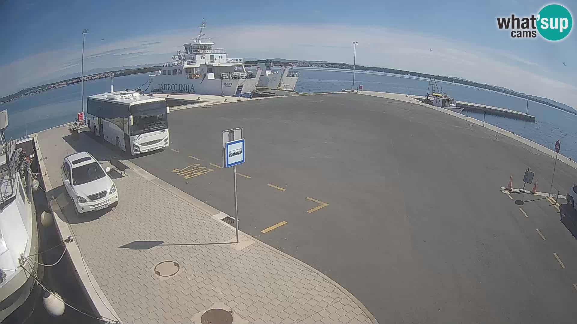 Tkon Live cam – traghetto – Dalmazia – Croazia