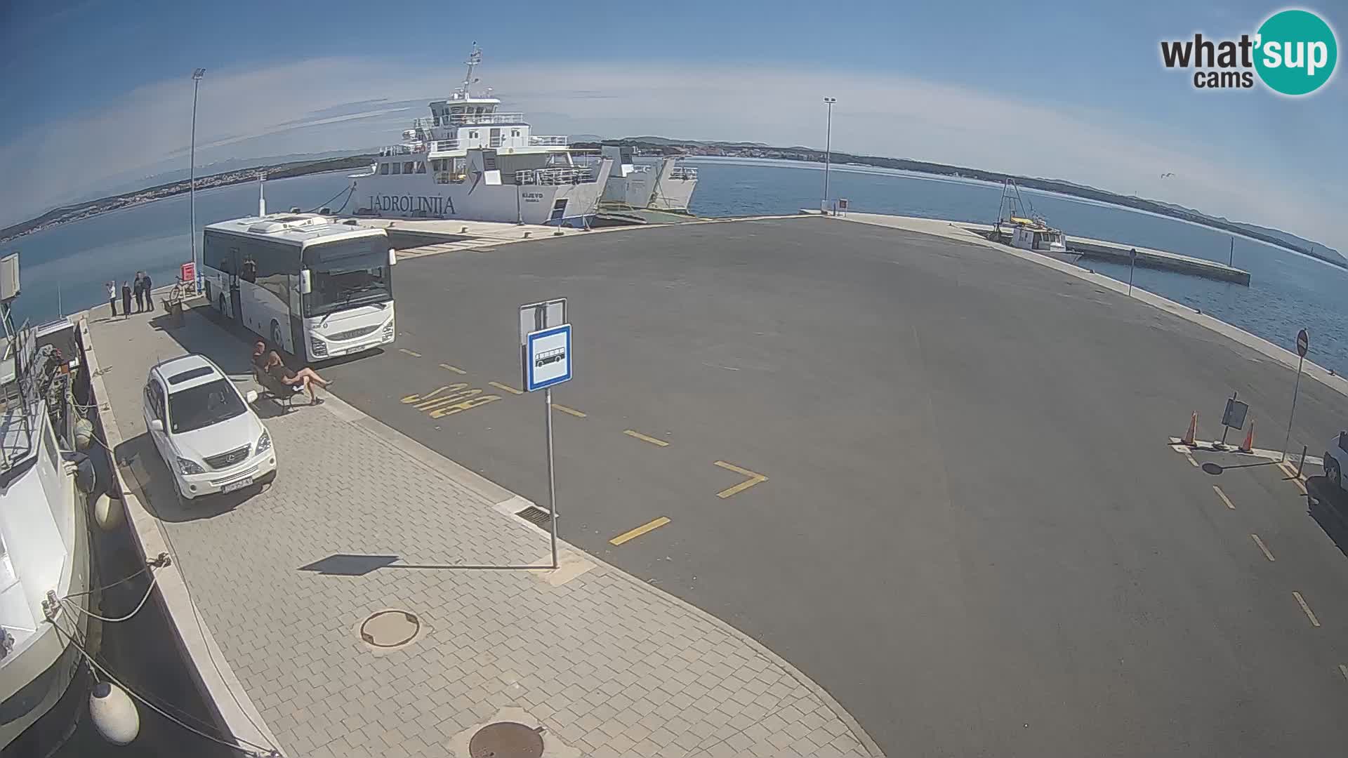 Tkon Live cam – ferry – Dalmatia – Croatia