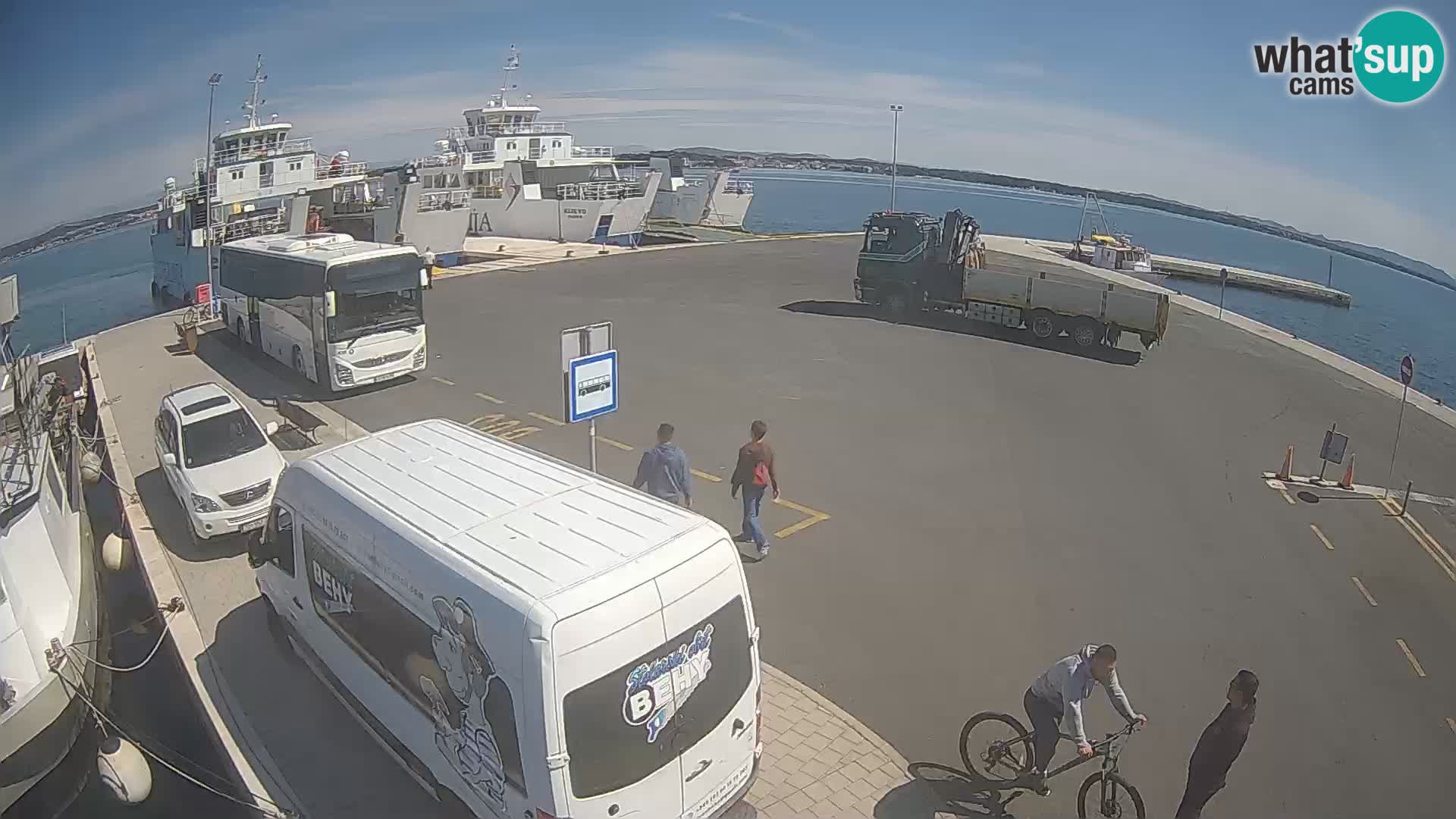 Tkon Live cam – ferry – Dalmatia – Croatia