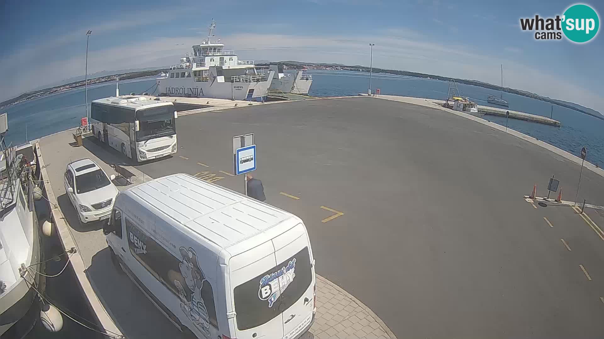 Tkon Live cam – ferry – Dalmatia – Croatia