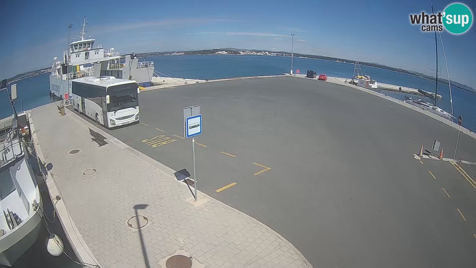 Tkon Live cam – traghetto – Dalmazia – Croazia